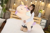 Mavi Unicorn Peluş Oyuncak - 100cm - 5
