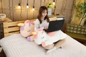 Mavi Unicorn Peluş Oyuncak - 100cm - 9