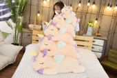Mavi Unicorn Peluş Oyuncak - 100cm - 4