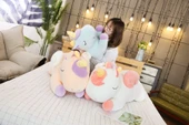 Mavi Unicorn Peluş Oyuncak - 100cm - 7