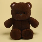 Peluş Oyuncak Ayı - Kahve Rengi - 45cm - 8