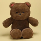 Peluş Oyuncak Ayı - Kahve Rengi - 45cm - 1