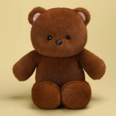 Peluş Oyuncak Ayı - Kahve Rengi - 45cm - 6