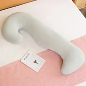 Buz İpek Bacak Yastığı - Mor - 85cm - 6
