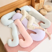 Buz İpek Bacak Yastığı - Mor - 85cm - 10