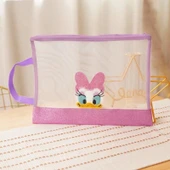 Çizgi Film Peluş Kimlik Kartı Tutucu - Beyaz Köpek - 33.5x25cm - 11