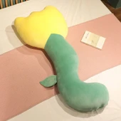 Çiçek Şeklinde Bacak Yastığı Peluş Oyuncak - Pembe - 70cm - 2