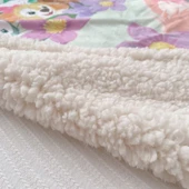 LinaBell Çift Katmanlı Peluş Battaniye - Yeşil 100x80cm - 9