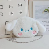 Peluş Zincirli Çanta - Çizgi Film Stil - Da Er Gou, 22x18cm - 1