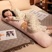 Çizgi Film Lateks İpek Uzun Yastık - Ördek - 140cm thumbnail 6