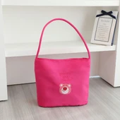 Çizgi Film Peluş Omuz Çantası - Pacha Köpek - 20x25x10cm - 9