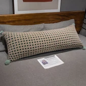 Kuzu Yünü Uzun Yastık Peluş Oyuncak - Kırmızı 60cm thumbnail 6