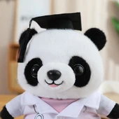 Buketli Peluş Panda Oyuncak - Tek Boyut - 8