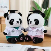 Buketli Peluş Panda Oyuncak - Tek Boyut - 11