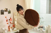 Kahve Çekirdeği Peluş Kolye - 13cm - 8