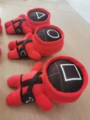 Squid Game Peluş Oyuncak Bebek - Üçgen İşlemeli 35cm - 9