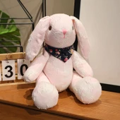 Kumaş Tavşan Peluş Oyuncak - Mavi 36cm - 4