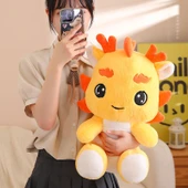 Sarı Xiangyun Ejderha Peluş Oyuncak Bebek - 50cm - 8