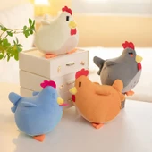 Stardew Valley Tavuk Peluş Oyuncak Bebek - Kahverengi - 20cm - 3