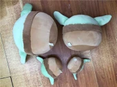 Yoda Peluş Yuvarlak Yastık - Star Wars Bebek Oyuncak - Mavi - 10cm - 4