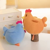Stardew Valley Tavuk Peluş Oyuncak Bebek - Kahverengi - 20cm - 4