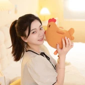Stardew Valley Tavuk Peluş Oyuncak Bebek - Kahverengi - 20cm - 11