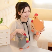 Stardew Valley Tavuk Peluş Oyuncak Bebek - Kahverengi - 20cm - 12