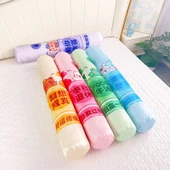 Buz İpek Silindir Uzun Yastık - Yeşil Tereyağı Gibi Zengin - 60x15cm - 8