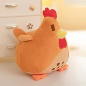 Stardew Valley Tavuk Peluş Oyuncak Bebek - Kahverengi - 20cm - 5