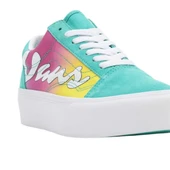 Vans Ua Old Skool Platform Spring Fade Turkuaz Sneaker thumbnail 6