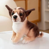 Peluş Köpek Oyuncak - Oturan Maitin - 20x22cm - 11