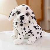 Peluş Köpek Oyuncak - Oturan Husky - 20x22cm - 12