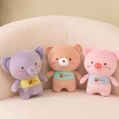 Dudu Küçük Peluş Oyuncak Bebek - Pembe Domuz - 23CM - 5