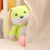 Şeker Tavşan Peluş Oyuncak - Mavi - 32cm - 7