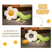 Çiçek Peluş Yastık - Mavi - 130cm - 7