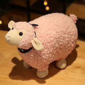 Pembe Sallanan Koyun Peluş Oyuncak - 20cm - 7