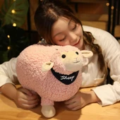 Pembe Sallanan Koyun Peluş Oyuncak - 20cm - 12