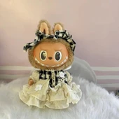 38cm Labubu Bebek Elbisesi - Yeşil Alice - 4