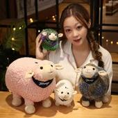 Pembe Sallanan Koyun Peluş Oyuncak - 20cm - 3