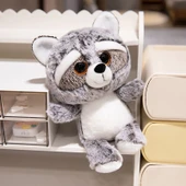Rakun Peluş Oyuncak - Gri - 20cm - 7