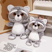 Rakun Peluş Oyuncak - Gri - 20cm - 9