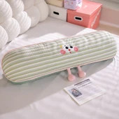 Buz İpeği Dopamin Uzun Yastık - Matcha Yeşili - 90cm - 1