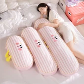 Buz İpeği Dopamin Uzun Yastık - Kiraz Çiçeği Pembesi - 90cm - 12