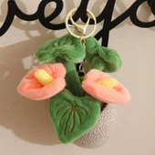 Antoryum Peluş Oyuncak - Kırmızı Süs - 35cm - 9