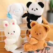 Sevimli Karikatür Hayvan Araba Perde Tokası - Panda 15cm - 12