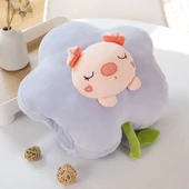 Pembe Tavşan Peluş El Isıtıcı Yastık - 35x33cm - 5