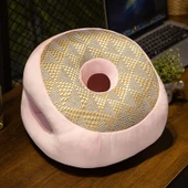 Mor Renkli 30x30 cm Peluş Uyku Yastığı - 10
