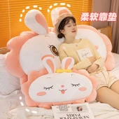 Çiçek Tavşan Peluş Yastık - Şaşı Gözlü - 130cm - 7