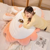 Çiçek Tavşan Peluş Yastık - Şaşı Gözlü - 130cm - 6