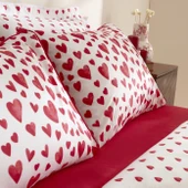 Karaca Home Amour Bliss %100 Pamuk Çift Kişilik Nevresim Takımı Kırmızı - 6